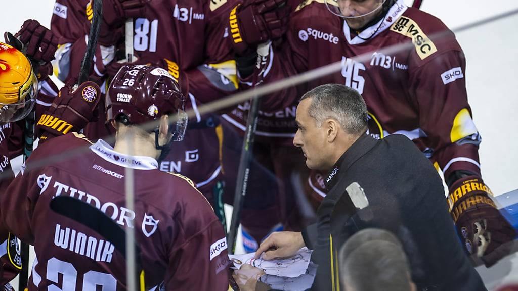 Servette-Trainer Jan Cadieux kann mit dem Start in die Champions-League-Kampagne nicht zufrieden sein