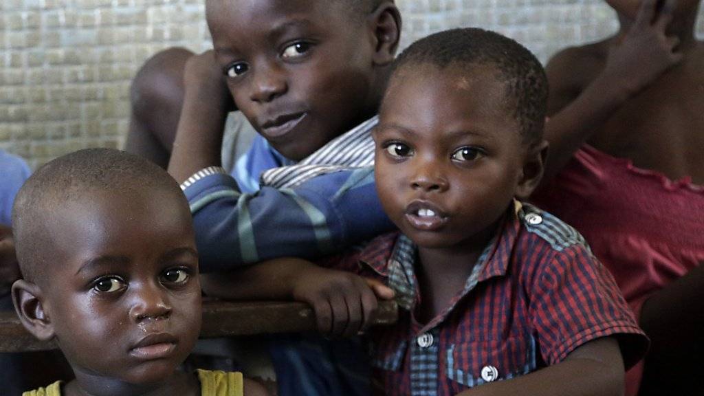Sie haben Hilfe erhalten: Kinder in einem Auffangzentrum in der verwüsteten Hafenstadt Beira.