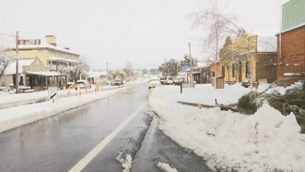 Sturm, Schnee, Sintflut: Extreme Wetterkapriolen in Australien