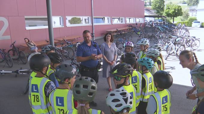 Veloprüfung für 5. Klässler in Nottwil
