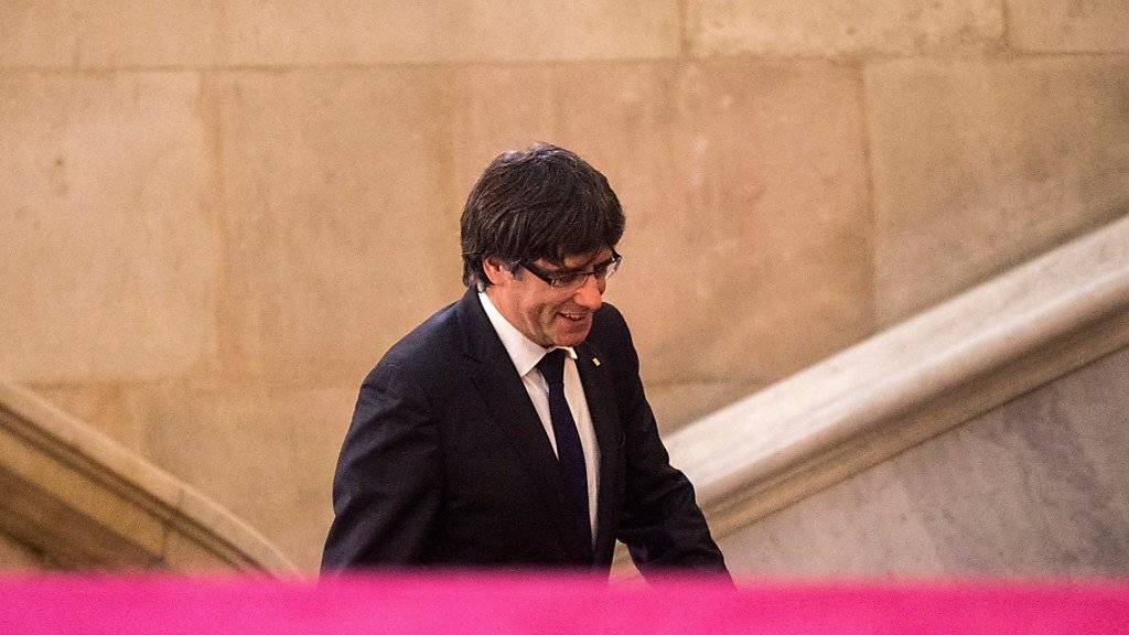 Ist nach Belgien ausgereist: Kataloniens abgesetzter Regierungschef Puigdemont. (Archiv)