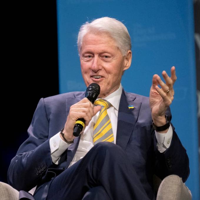 Ehemaliger US-Präsident Bill Clinton kommt in die Schweiz