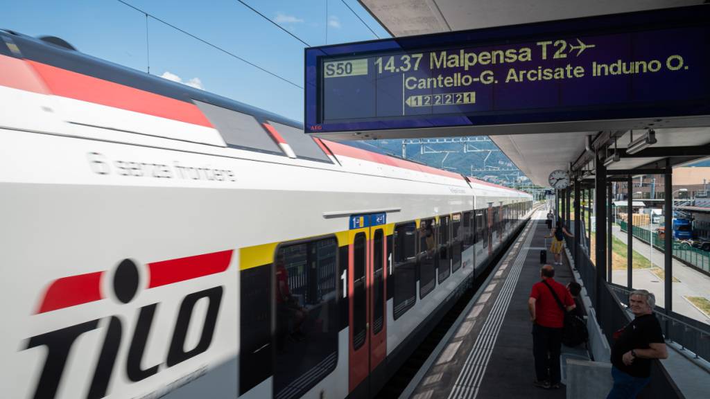 Auch die Verbindungen zum Flughafen Malpensa sollen im Rahmen einer neuen Vereinbarung zwischen dem Tessin und der Lombardei verbessert werden. (Archivbild)