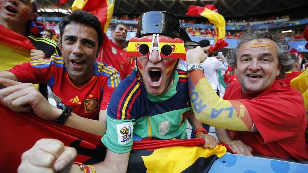 Die spanischen Fans sind scharenweise zur EM nach Frankreich gekommen.