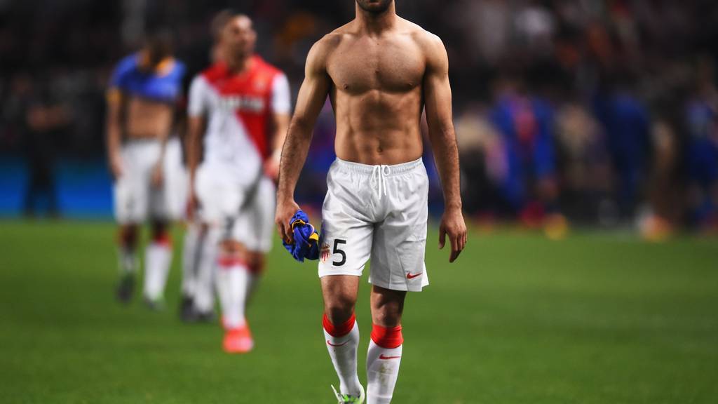 MONACO - APRIL 22: Aymen Abdennour of Monaco looks dejected after the UEFA Champions League quarter-final second leg match between AS Monaco FC and Juventus at Stade Louis II on April 22, 2015 in Monaco, Monaco.  (Photo by Laurence Griffiths/Getty Images)