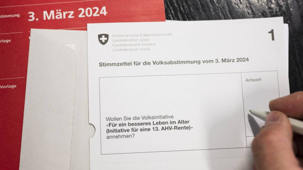 Die Hälfte der Abstimmenden in der Schweiz ist 60 Jahre oder älter