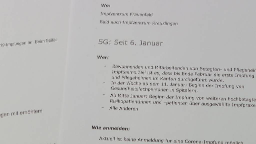 Impfchaos: Unterschiede von Kantonen sorgt für Verwirrung