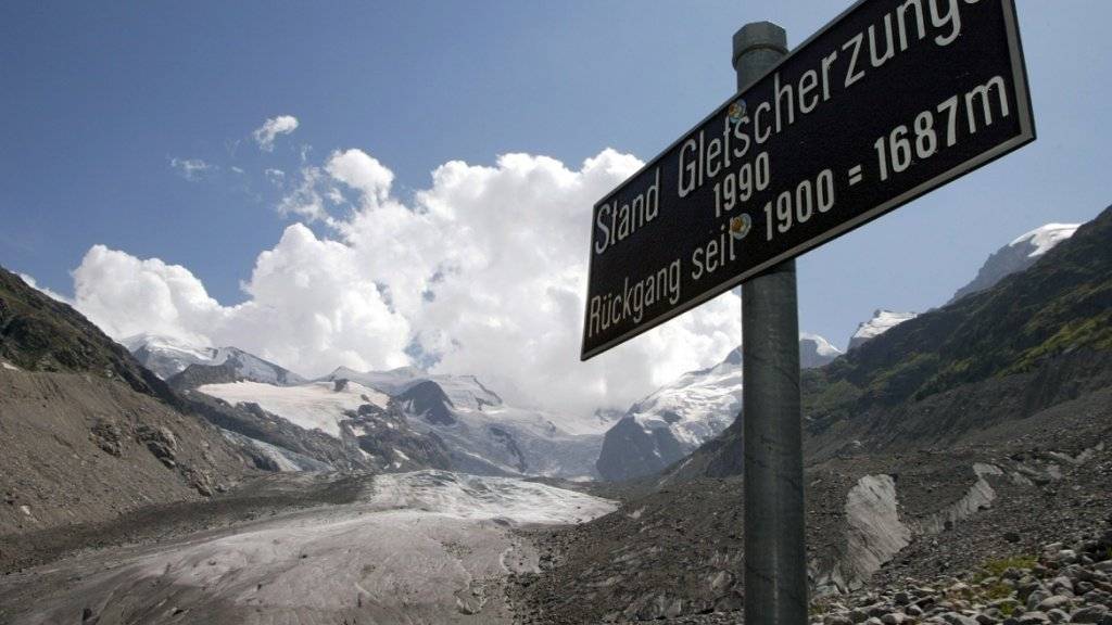 Die Gletscher schmolzen nach der Eiszeit wegen steigender Konzentrationen von Treibhausgasen. (Archivbild)