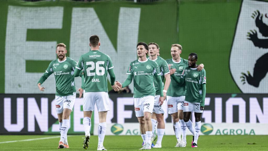 Der FC St. Gallen jubelte in der Startviertelstunde gegen YB zweimal