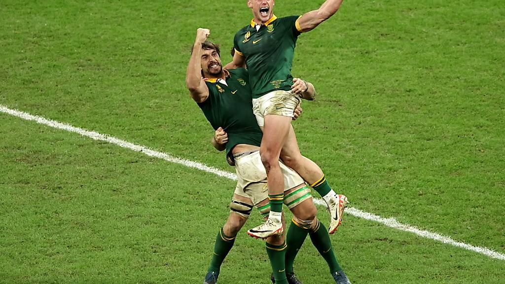 Südafrikanischer Jubel im umkämpften WM-Final gegen Neuseeland
