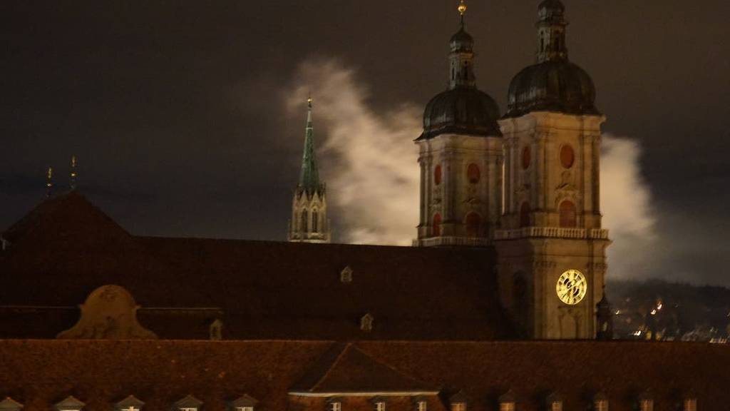 Der Rauch war bis ins Klosterquartier zu sehen.