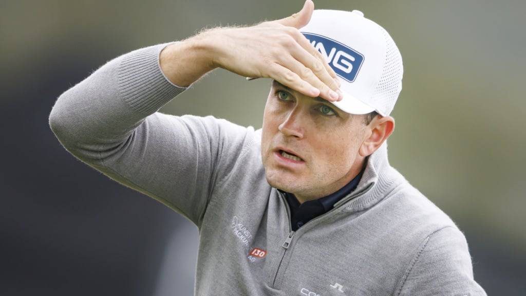 Der Ausblick ist gut: Joel Girrbach belegt am Omega European Masters in Crans-Montana nach zwei Dritteln der dritten Runde den starken 6. Platz
