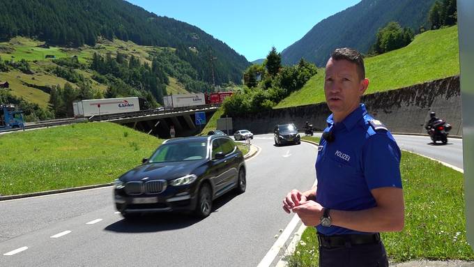 Die Gotthard-Ferienroute: Auf Patrouille mit der Polizei