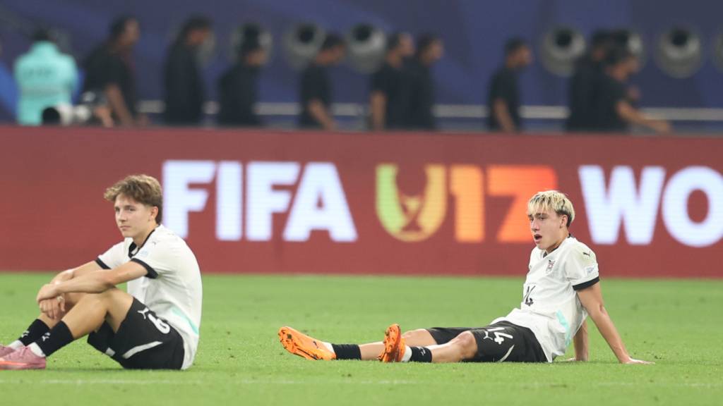 Tolles Turnier ohne Krönung im Final: Österreichs Hasan Deshishku (li.) und Daniel Frauscher verlieren an der U17-WM im Endspil gegen Portugal