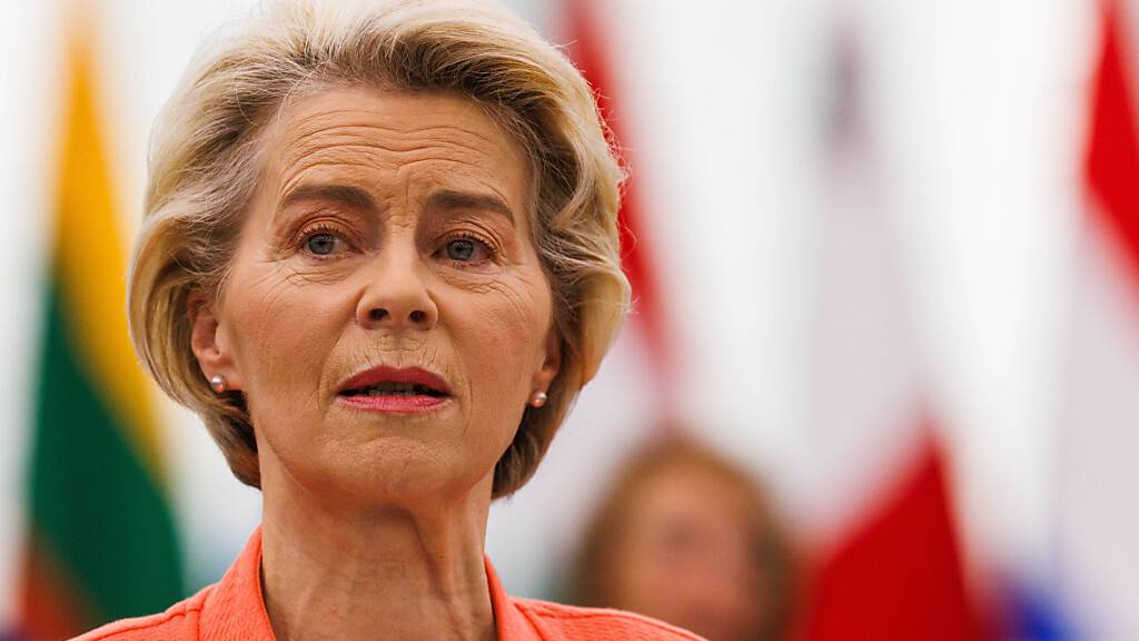 Die Präsidentin der Europäischen Kommission: Ursula von der Leyen. Foto: Philipp von Ditfurth/dpa