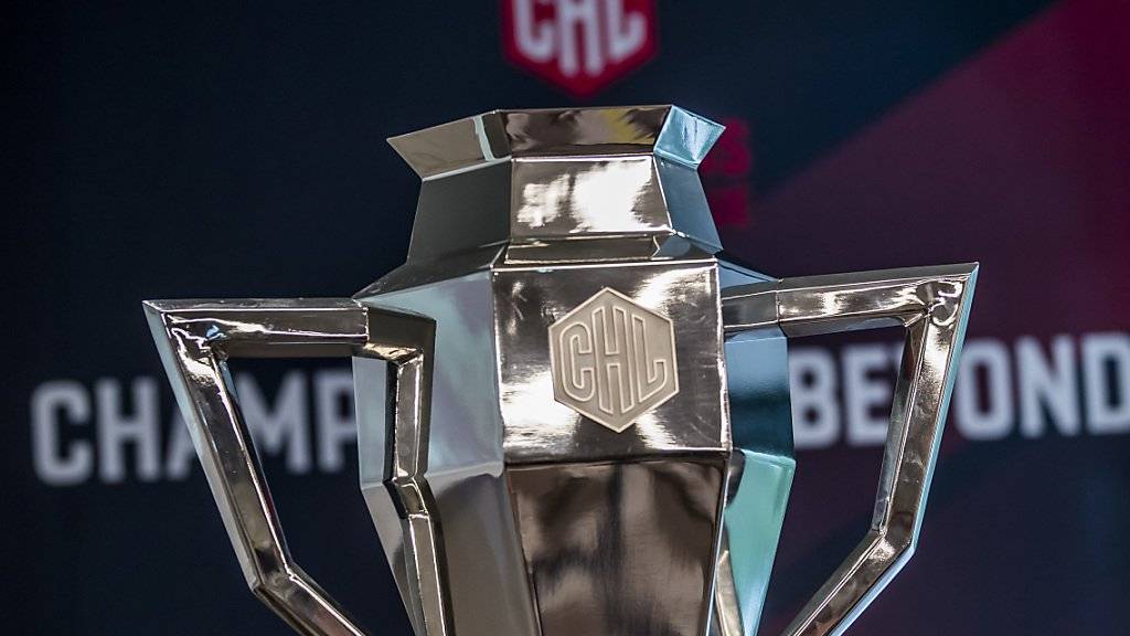 Das Objekt der Begierde: der Pokal für den Sieger der Champions Hockey League