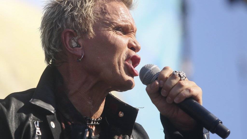 Immer noch Blondhaar, immer noch Rock: Billy Idol wird 60