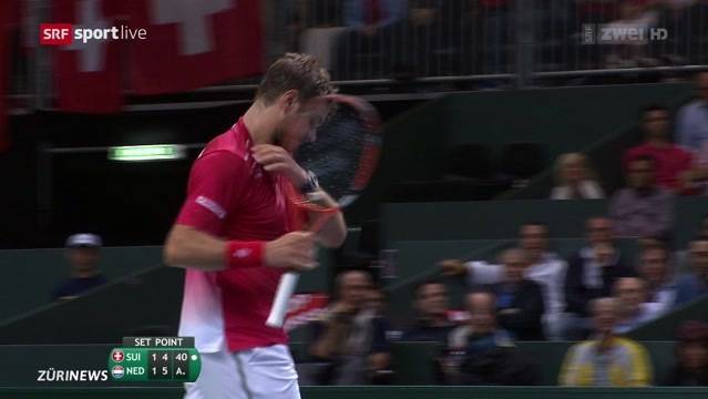 Wawrinka besiegt de Bakker