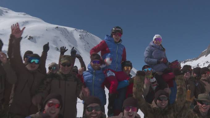 Skibergsteigen zum Abschluss der Militärweltspiele