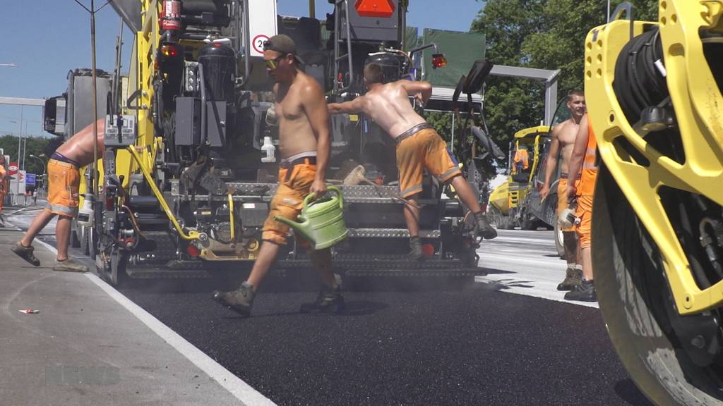 Viel befahrene Bolligenstrasse komplett gesperrt: Jetzt läuft auf der Grossbaustelle der Schlussspurt