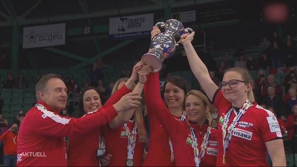 Curlerinnen des Curling Clubs Aarau holen in Kanada WM-Gold