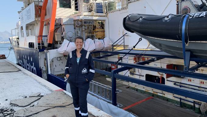 Diese Frau war bei Rettungseinsätzen im Mittelmeer dabei