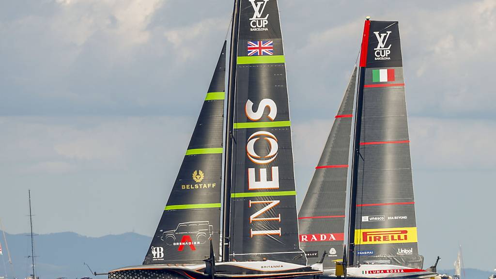 Team Britannia vor Gewinn des Louis Vuitton Cup