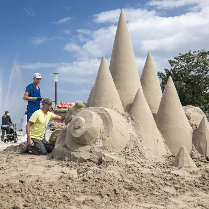 Sandskulpturenfestival: Aus Sand wird sehenswerte Kunst