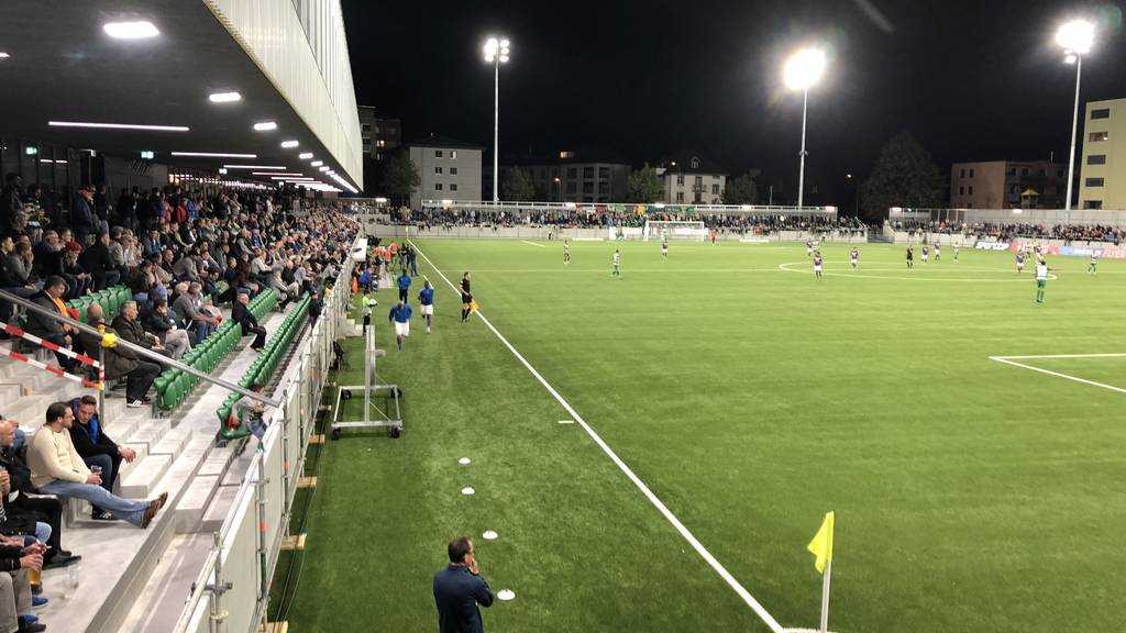 Das erste Spiel im neuen Kleinfeld-Stadion