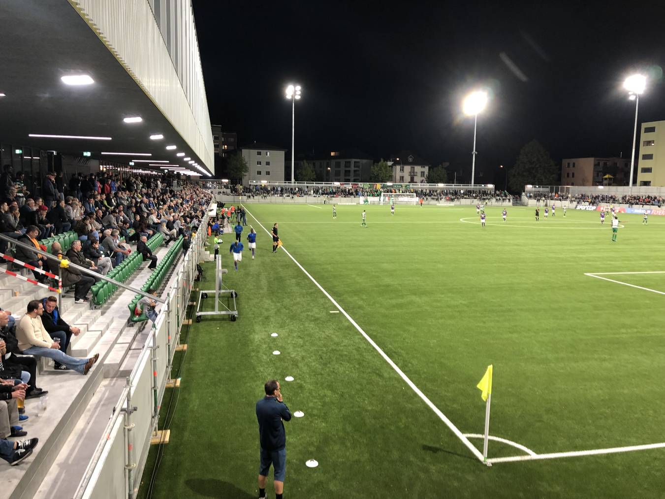 Das erste Spiel im neuen Kleinfeld-Stadion