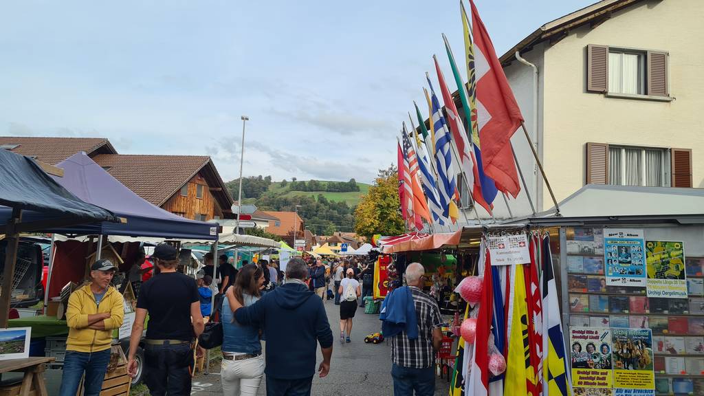 Der Märit in Wattenwil fand am Mittwoch statt.