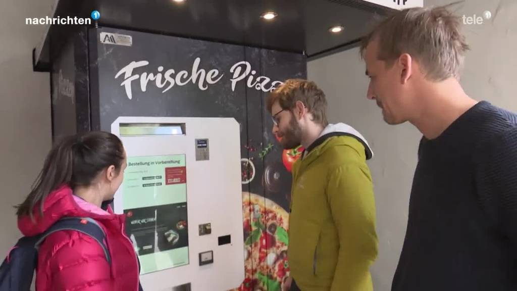 In Luzern gibt es einen 24/7 Pizza-Roboter