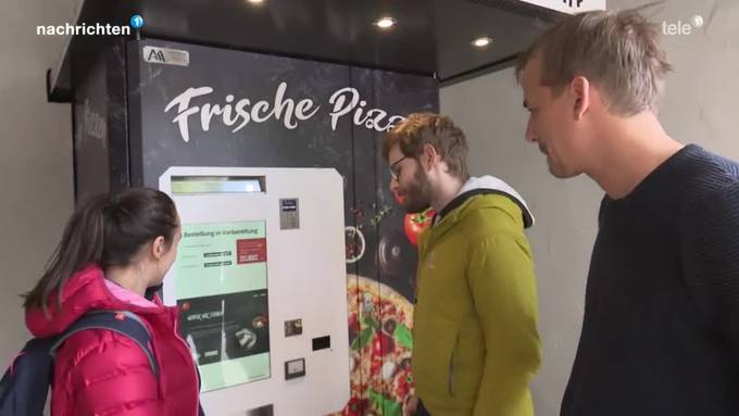 In Luzern gibt es einen 24/7 Pizza-Roboter