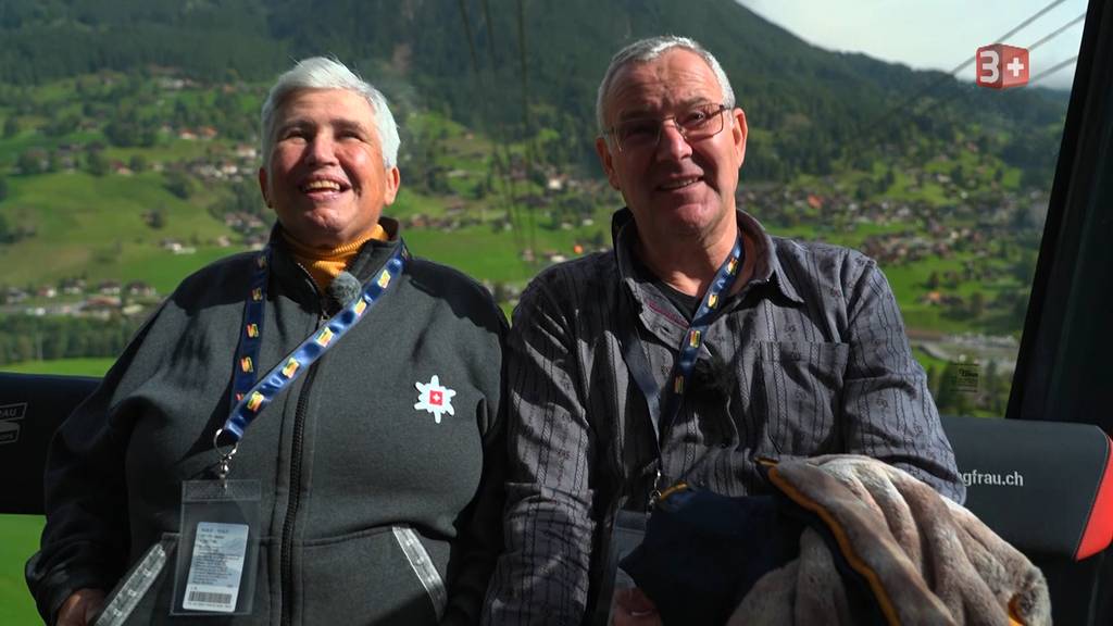 Gabi fährt zum ersten Mal mit einer Gondel – und ist froh, wenn es wieder talwärts geht