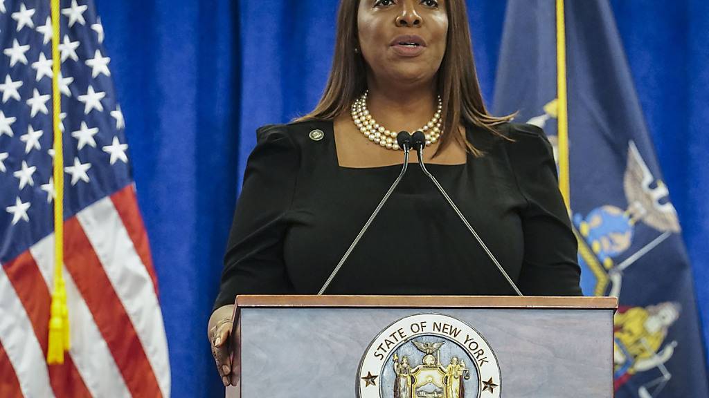 ARCHIV - Generalstaatsanwältin Letitia James ließ die verstörenden Videoaufnahmen ins Netz stellen. (Archivbild) Foto: Bebeto Matthews/AP/dpa