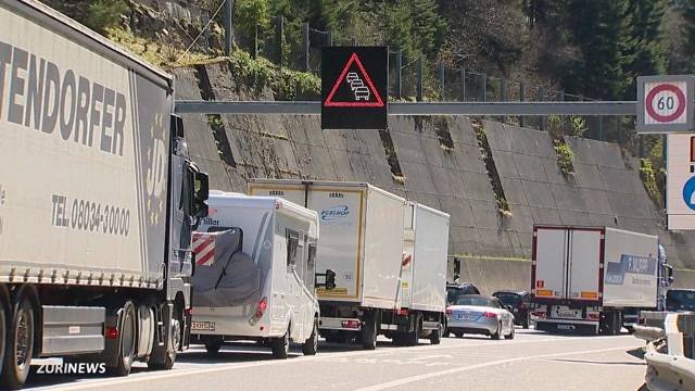 Gotthardtunnel zeitweise komplett gesperrt