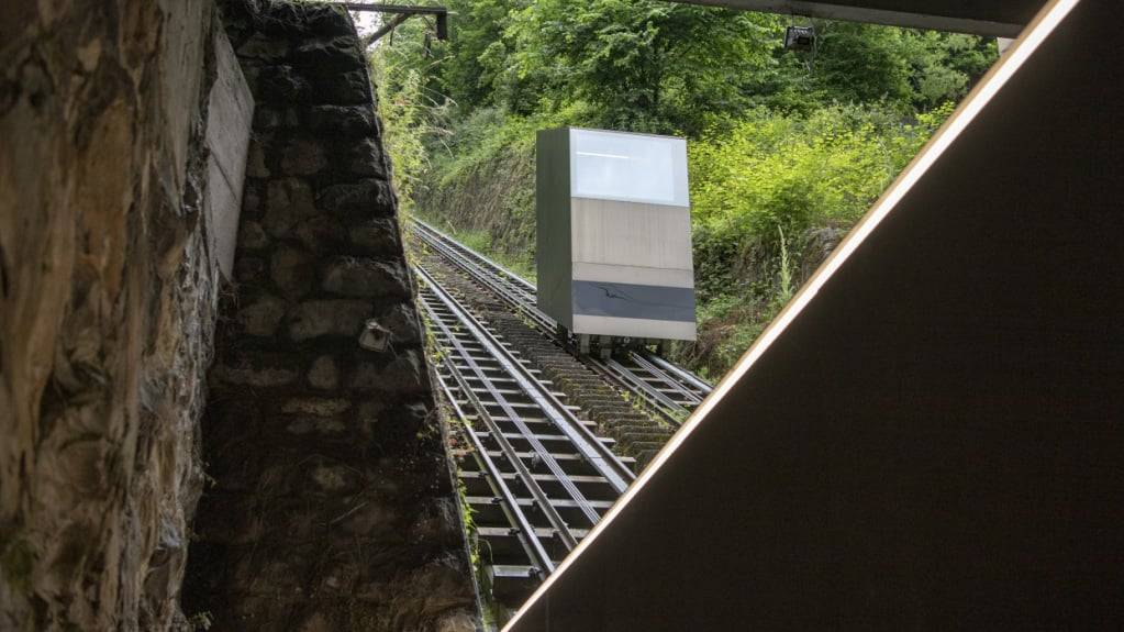 Die Bahn verkehrt auf den 520 Meter hohen Gütsch. (Archivaufnahme)