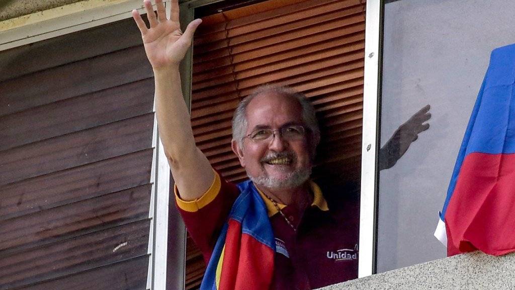Der venezolanische Oppositionsführer Antonio Ledezma ist nach Kolumbien geflohen. (Archiv)