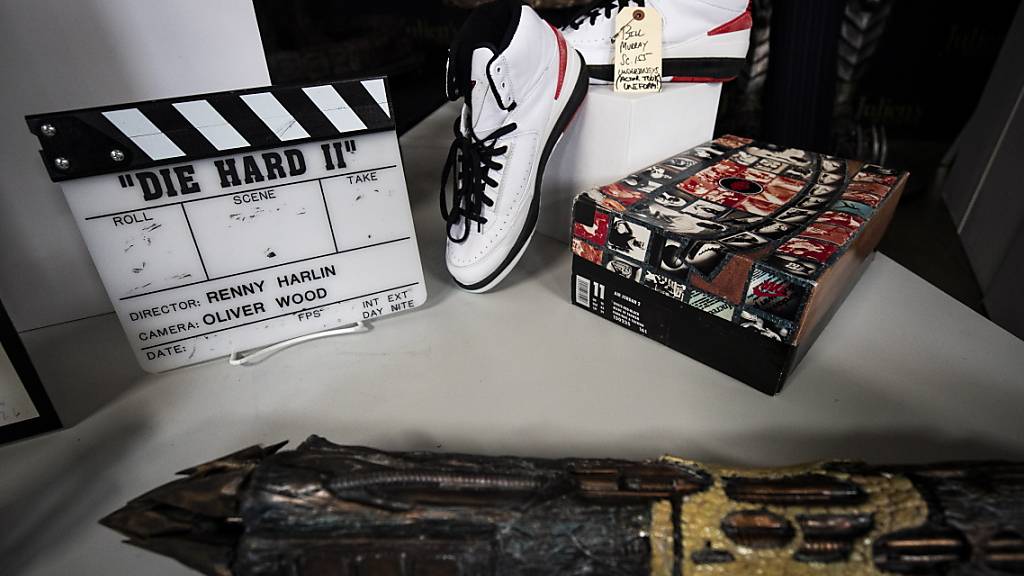Ein Paar Nike-Schuhe aus dem Film Space Jam aus dem jahr 1996 (Archivbild).