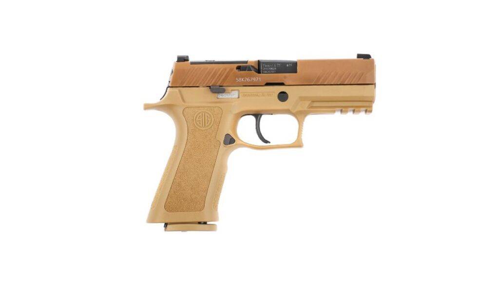 Armasuisse hat sich für dieses Modell als neue Dienstpistole für die Schweizer Armee entschieden: Die SIG Sauer P320.
