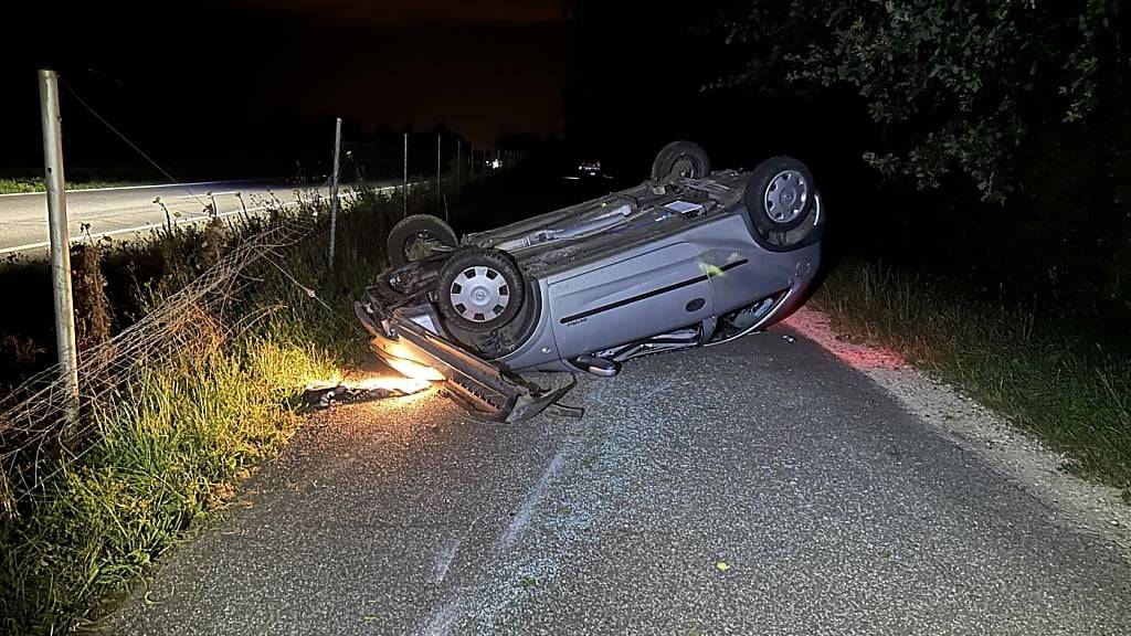 Autobahn A3: Autofahrer rasiert Wildschutzzaun und überschlägt sich