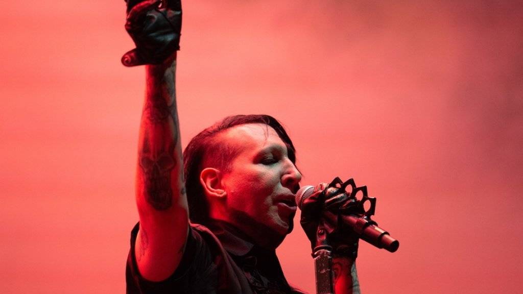 Für ihn ein Geschenk des Himmels: US-Rocker Marilyn Manson tritt in der zweiten Staffel der TV-Serie «The New Pope» auf. (Archivbild)