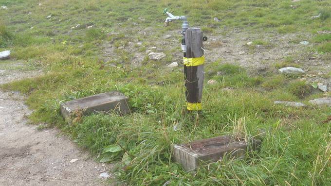 Spezieller Diebstahl: Brunnenklau auf der Alp Mädems