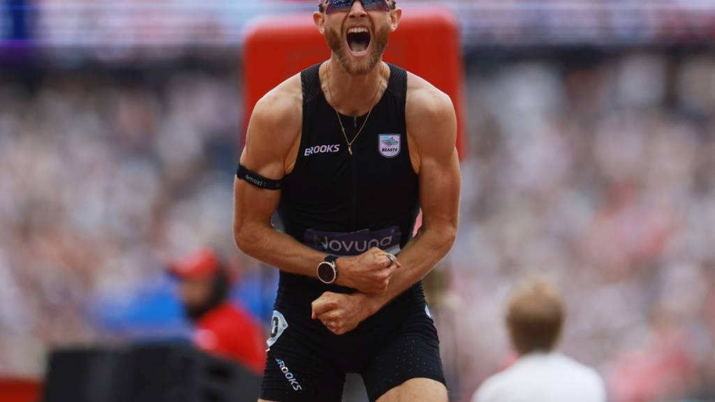 Geschafft: Josh Kerr lässt seinen Emotionen freien Lauf