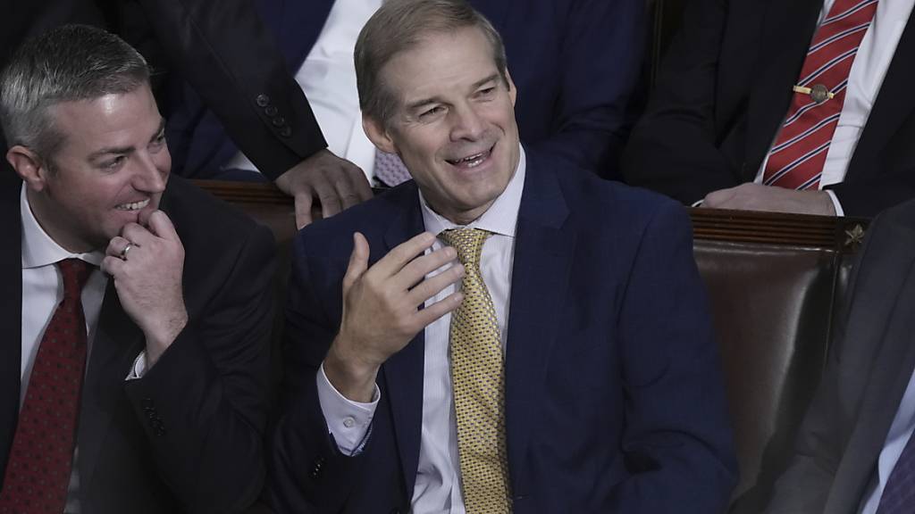 Der Republikaner Jim Jordan (M) kam nicht auf die nötige Mehrheit. Foto: J. Scott Applewhite/AP/dpa