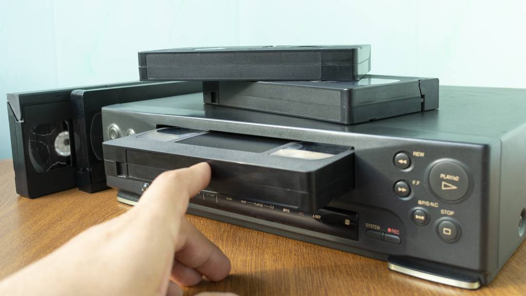 Mit der VHS-Kassette konnte man Sendungen aufnehmen.