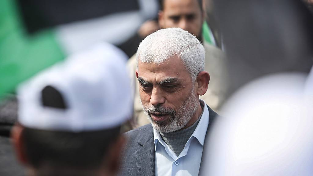 ARCHIV - Hamas-Anführer Jihia Sinwar auf einer Aufnahme von März 2022. Foto: Mohammed Talatene/dpa