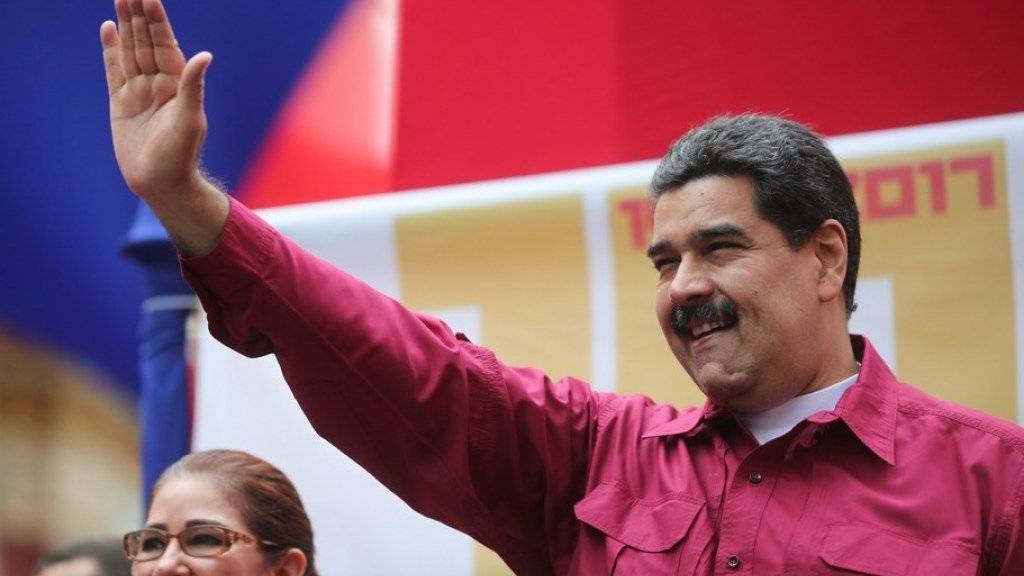 Mit den Sanktionen will die EU die Regierung von Staatschef Nicolás Maduro mit der Opposition an den Verhandlungstisch bringen. (Archivbild)