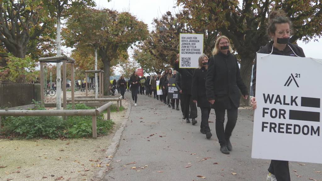 Walk for Freedom - Kundgebung gegen Menschenhandel