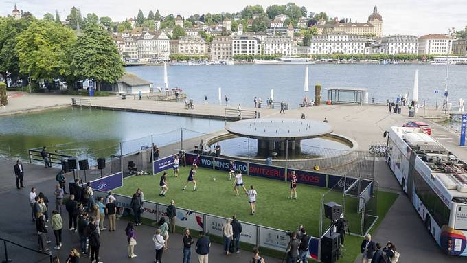 Luzern startet den Countdown zur Frauenfussball-EM 2025